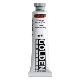 Golden Couleurs Acryliques Heavy Body Iridescent Cuivre (Fin) 59 ml