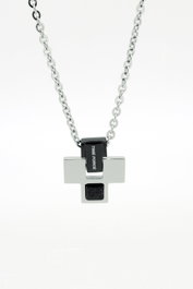 Time Force TS5115CS Colgante pour Homme en Acier