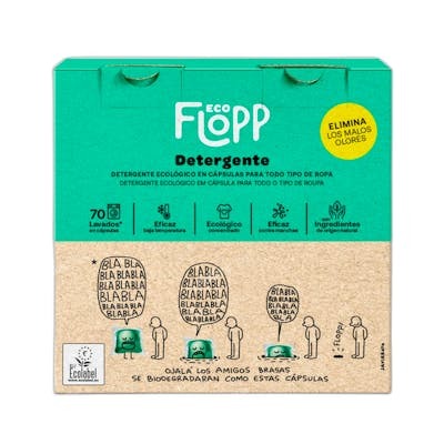 FLOPP Flopp Eco Ropa - 70 Capsules Lessive Écologique FLOPP Flopp Eco Ropa - 70 Capsules Lessive Écologique