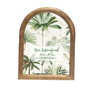 Home ESPRIT Cadre photo Tropical en Bois de manguier et Verre
