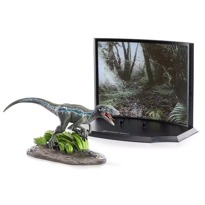 The Noble Collection Toyllectible Treasures Figurine Blue Velociraptor Jurassic Park 19 cm
