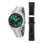 Maserati R8873624002 avec cadran vert et bracelet gris