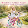 Huffy Bicicleta Minnie 16" Vélo pour Enfant 5 à 8 Ans en Espagnol - Référence Minnie Huffy 16"