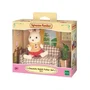 Sylvanian Families 5013 Papa Rabbit Chocolate et Salon avec Figurine et Accessoires