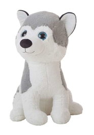 Creaciones Llopis Husky Ron Ojotes 60 cm - Peluche Husky aux yeux écarquillés - À partir de 3 ans