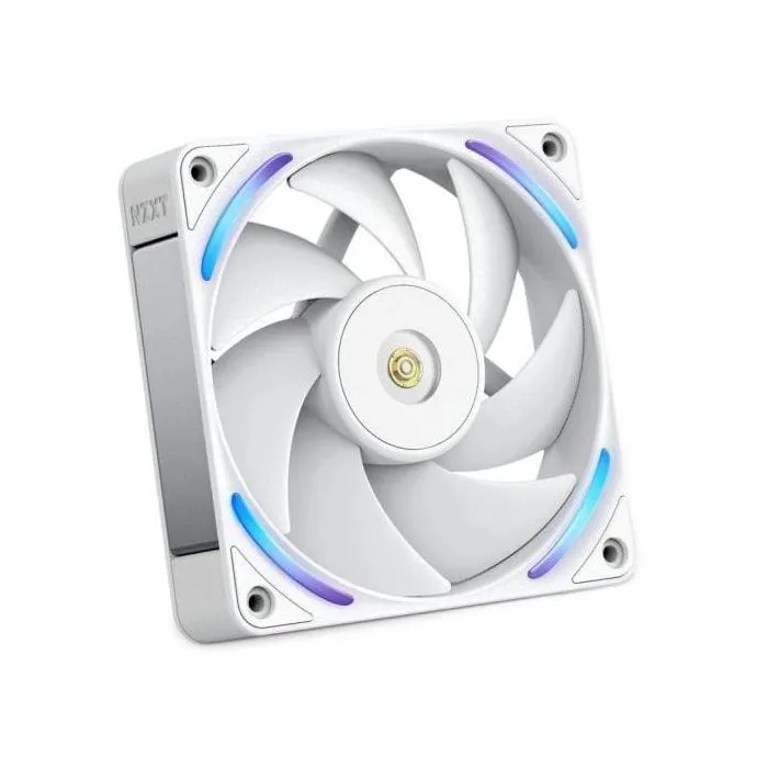 NZXT F120X RGB (RF-U12PN-W1) Ventilateur PC 120 mm Blanc Monobloc LCP 3100 trs/min Silencieux NZXT F120X RGB (RF-U12PN-W1) Ventilateur PC 120 mm Blanc Monobloc LCP 3100 trs/min Silencieux