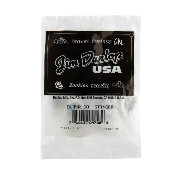 DUNLOP Pack de 36 Médiators Graphic Artist Dirty Donny II Aguijón - 0,60 mm