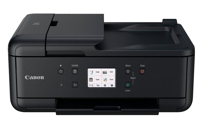 Canon Imprimante Multifonction Maxify TR7650 Couleur Wi-Fi ADF 5 Encres ChromaLife100