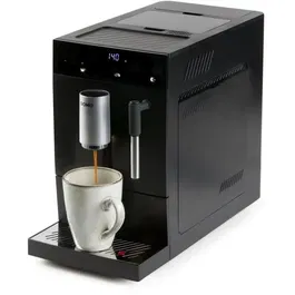 DOMO DO1150K Machine à Expresso Automatique avec Broyeur - 1350 W - 19 bar - Écran Tactile - 1,1 L - Noir