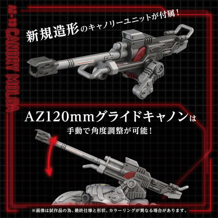 Takara Tomy Zoids AZ-13 Canory Molga - Modèle en plastique 1/72