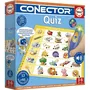 Educa Conector Quiz - Jeu éducatif format livre avec 90 questions, 12 thèmes - Des 3 ans