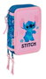 Safta Plumier Triple 37 Pièces pour Crayons - Dimensions : 12,5 x 19,5 x 5,5 cm