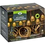 SMART SOLAR Lumina Guirlande lumineuse solaire 10 LEDs faux rotin naturel