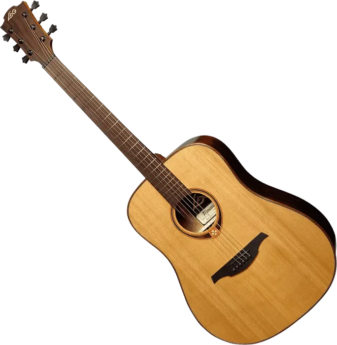 LAG Guitare Acoustique Dreadnought Tramontane 118 Gauche - Naturel LAG Guitare Acoustique Dreadnought Tramontane 118 Gauche - Naturel