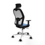 Piqueras y Crespo Chaise de Bureau Jorquera 1D086N2 Bleu ciel