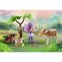 Playmobil 71800 - Duo de fées avec animaux de la forêt, Princess Magic - Pack de Démarrage - 42 Pièces - À partir de 4 ans
