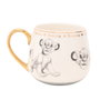 WIDDOP & CO - Mug Simba Le Roi Lion Disney avec illustrations et détails dorés - Tasse en porcelaine de Chine
