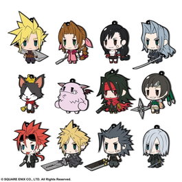 Square Enix Final Fantasy VII Extended Edition - Lot de 12 pendentifs en caoutchouc
