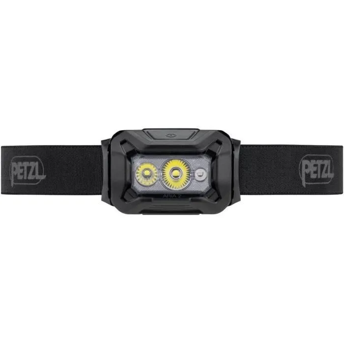 Petzl ARIA 2 Lampe frontale étanche 450 lumens, faisceau large, éclairage rouge/vert/bleu, avec 3 piles AAA/LR03 incluses Petzl ARIA 2 Lampe frontale étanche 450 lumens, faisceau large, éclairage rouge/vert/bleu, avec 3 piles AAA/LR03 incluses