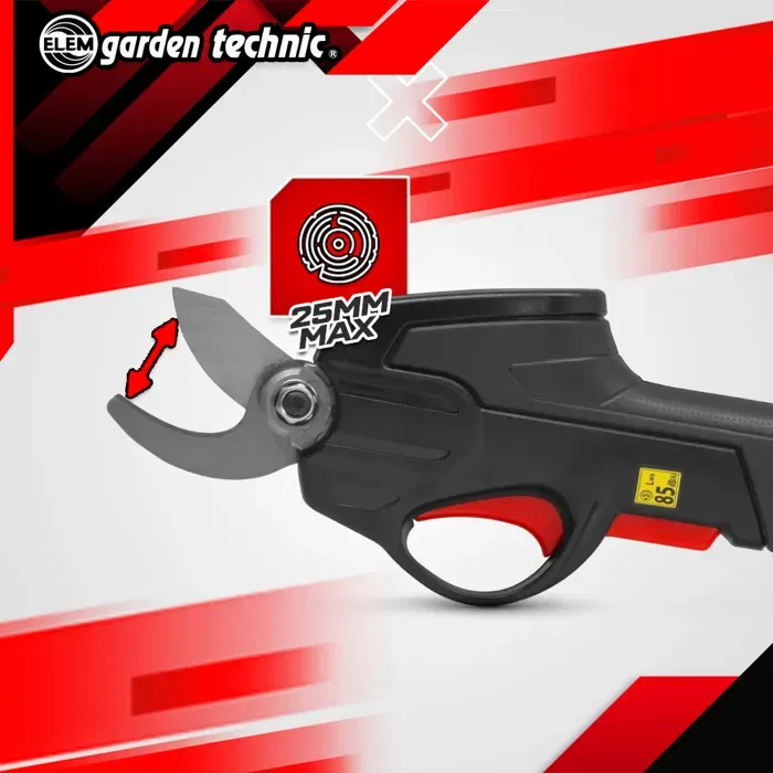 Elem Sécateur électrique rechargeable CS7.2VLI-24I, batterie lithium 7.2V Elem Sécateur électrique rechargeable CS7.2VLI-24I, batterie lithium 7.2V