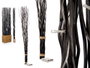 Giftdecor Bouquet de tiges noires avec 30 LEDs, 120 cm