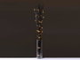 Giftdecor Bouquet de tiges noires avec 30 LEDs, 120 cm