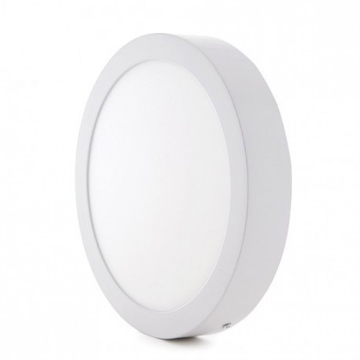 Plafonnier LED Circulaire 12W 930Lm 6000K Blanc Froid