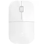 HP Souris sans fil Z3700 - 1200 dpi - Connexion sans fil 2.4 GHz - Molette - Rétroéclairage LED bleu - Blanc Blizzard - Pour ordinateur portable et bureau