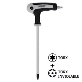 MAURER Clé Torx à poignée en T inviolable T15