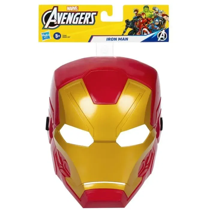 Hasbro Masque de Déguisement Iron Man pour Enfants dès 5 Ans - Design Classique Marvel Avengers: Endgame, Jouet Super-Héros et Pièce de Collection