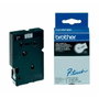 Brother TC-201 Ruban de lamination 12 mm x 7,7 m Blanc/Noir