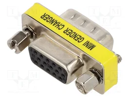 DELOCK Adaptateur VGA D-Sub 15 Broches