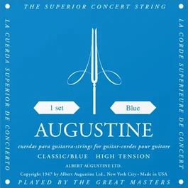 Augustine Jeu de Cordes en Nylon Haute Tension Classique