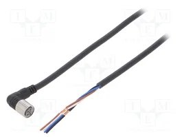 OMRON Câble pour capteurs M8 femelle angulaire 4 broches 2m
