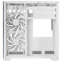 Mars Gaming Boîtier Ordinateur MicroATX MC-VIEW3 Verre Trempé Panneau Panoramique Ventilateurs ARGB USB-C