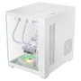Mars Gaming Boîtier Ordinateur MicroATX MC-VIEW3 Verre Trempé Panneau Panoramique Ventilateurs ARGB USB-C