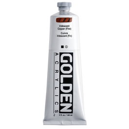 Golden Peinture Acrylique Heavy Body Iridiscente Cuivre (Fino) 148 ml