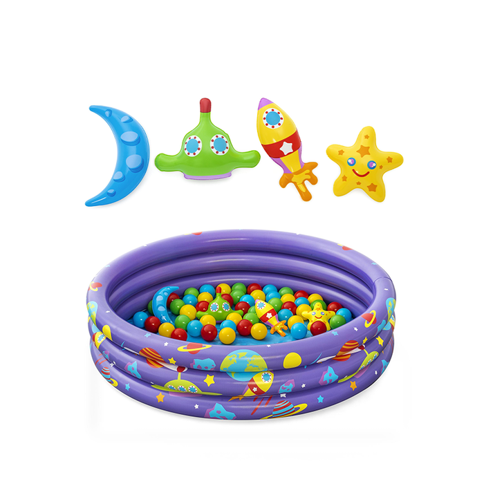 Bestway Piscine Gonflable Enfant 3 Anneaux avec Balles 102x25 cm +2 Ans Intérieur et Jardin 52466 Bestway Piscine Gonflable Enfant 3 Anneaux avec Balles 102x25 cm +2 Ans Intérieur et Jardin 52466