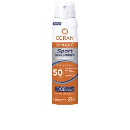 Ecran Brume Visage et Corps ECRAN SUNNIQUE SPORT SPF 50