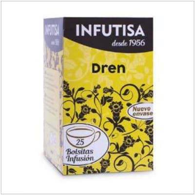 Infutisa Dren 14 Infusion 25 Sachets Drainant, Diurétique, Détoxifiant Infutisa Dren 14 Infusion 25 Sachets Drainant, Diurétique, Détoxifiant