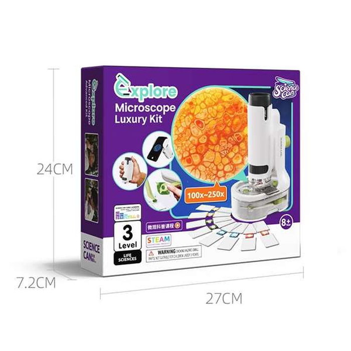 Canal Toys So Science - Microscope Portable 250X avec support smartphone et accessoires