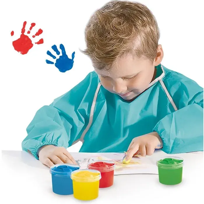 Ses Creative Sophie la girafe - Kit de peinture au doigt Hobby 1-4 avec tablier - Peinture lavable - Activité créative pour enfant dès 1 an Ses Creative Sophie la girafe - Kit de peinture au doigt Hobby 1-4 avec tablier - Peinture lavable - Activité créative pour enfant dès 1 an