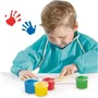 Ses Creative Sophie la girafe - Kit de peinture au doigt Hobby 1-4 avec tablier - Peinture lavable - Activité créative pour enfant dès 1 an