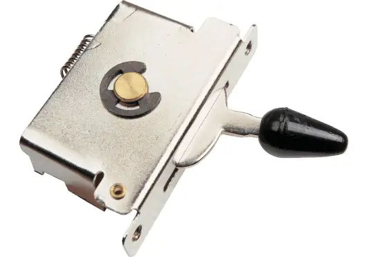 YELLOWPTS Switch 5 positions pour Stratocaster avec palanquita noire YELLOWPTS Switch 5 positions pour Stratocaster avec palanquita noire