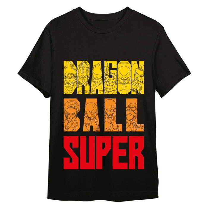 TOEI ANIMATION T-shirt adulte Dragon Ball Z Letters en coton 165 g - Taille S TOEI ANIMATION T-shirt adulte Dragon Ball Z Letters en coton 165 g - Taille S