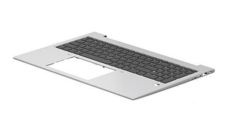 HP Top Cover avec Clavier Intégré pour HP ProBook 450 G6, Finition Noir et Argent, Compatible Ordinateur Portable HP Top Cover avec Clavier Intégré pour HP ProBook 450 G6, Finition Noir et Argent, Compatible Ordinateur Portable