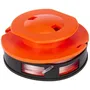Black + Decker Bobine de fil nylon pour coupe-bordures, longueur 5,5 mètres, couleur orange