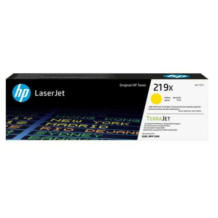 HP Toner 219X / W2192X Jaune Cartouche XL Haute Capacité