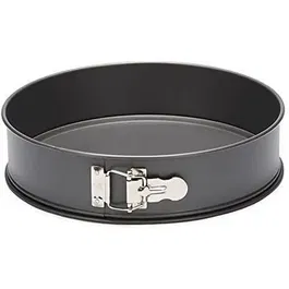 Baumalu Moule à Charnières 24 cm en Acier Revêtu Anti-Adhérent Anthracite, Diamètre 24 cm