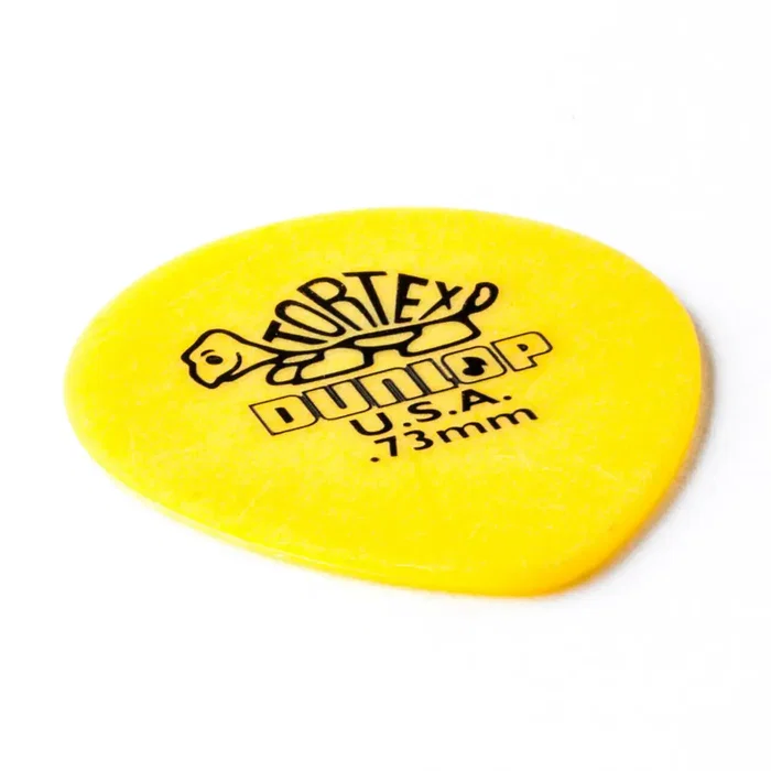 DUNLOP Pack de 72 médiators Tortex® Teardrop Jaune - 0,73 mm